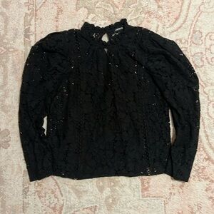 EXPRESS black lace blouse (unworn)